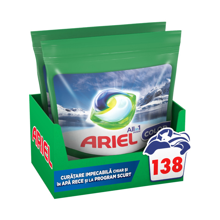 Капсули Ariel All in One Arctic Edition, 2x69, 138 изпирания