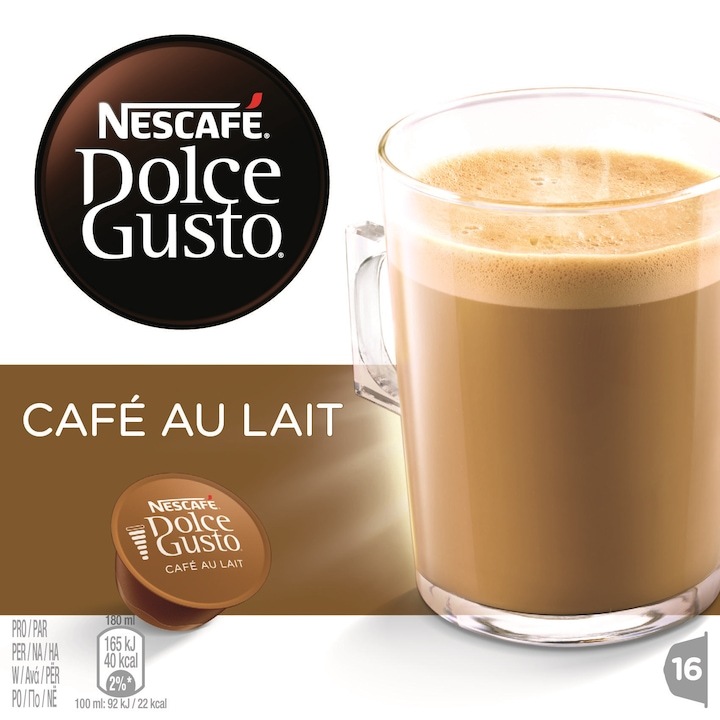 Комплект капсули Nescafé Dolce Gusto Café Au Lait, 48 капсули, 480 гр